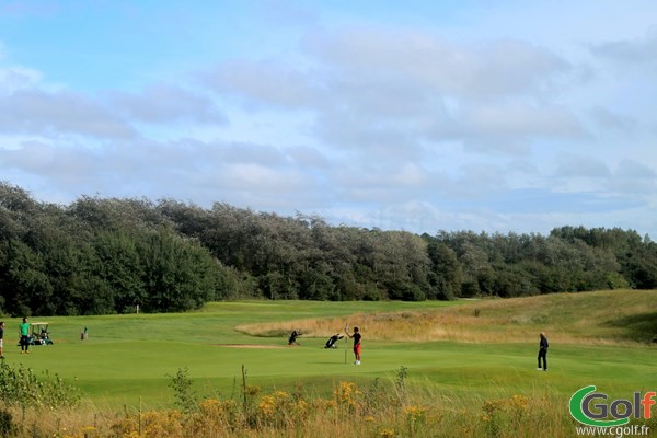 Green du Parcours La Mer au golf du Touquet proche de Paris dans le Pas-de-Calais