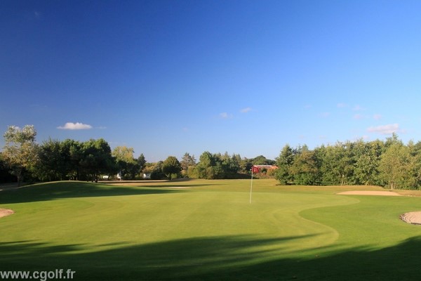 Green n°11 du golf des Fontenelles en Vendée Pays de Loire à l'aiguillon sur Vie