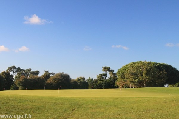 Putting green du golf des Fontenelles en Vendée Pays de Loire à l'Aiguillon sur Vie