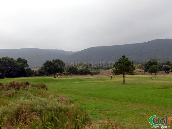 Par 3 du golf de Lezza à Porto-Vecchio en Corse du Sud proche de Bonifacio