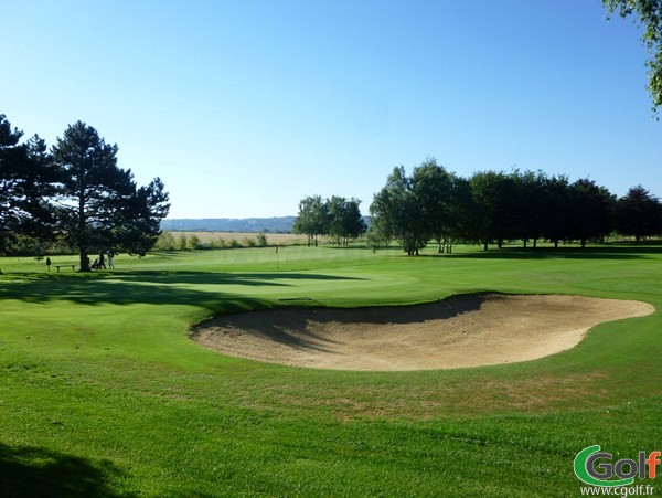 Green n°3 du golf de Lyon Verger en Rhône Alpes à Saint-Symphorien d'Ozon