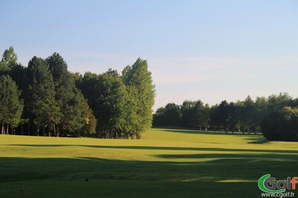 Fairway n°18 du golf de Nampont-Saint Martin parcours le Belvedère en Picardie dans la Somme