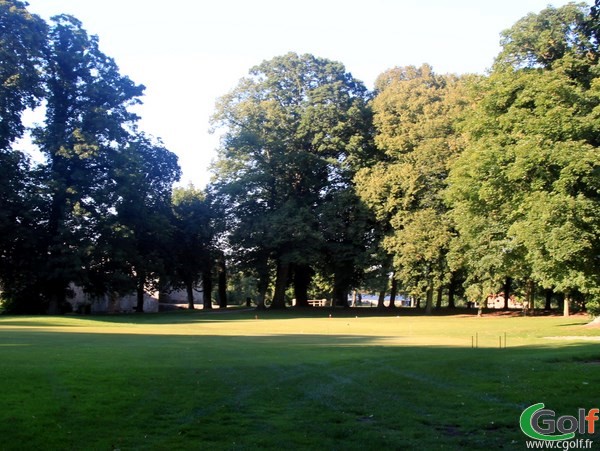 Putting green du golf de Nampont-Saint-Martin dans la Somme en Picardie