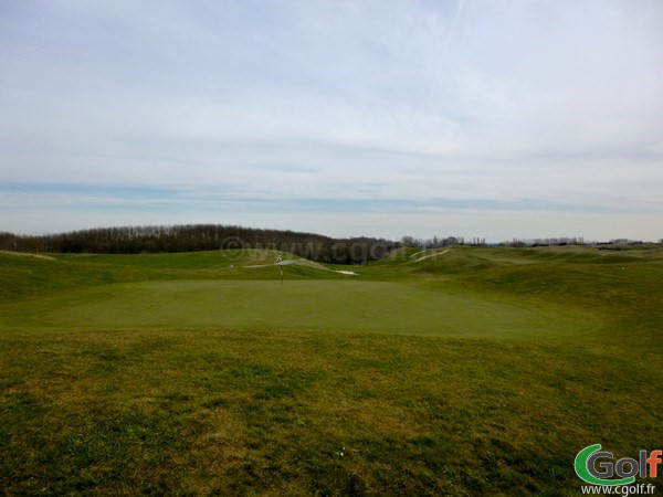 Green du golf National de Paris parcours l'Aigle dans les Yvelines en Ile de France 