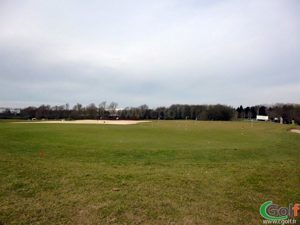 Le putting green du golf National de Paris dans les Yvelines à Guyancourt en Ile de France