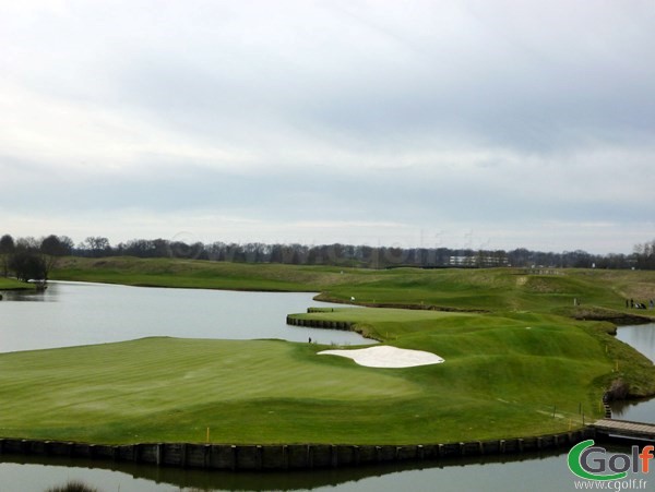 Green du 18 et du 16 au golf National de Paris parcours l'Albatros dans les Yvelines en Ile de France