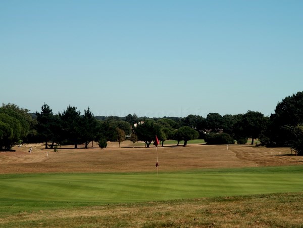 Green n°18 du golf des olonnes en Loire Atlantique à coté des Sables d'Olonne en Vendée