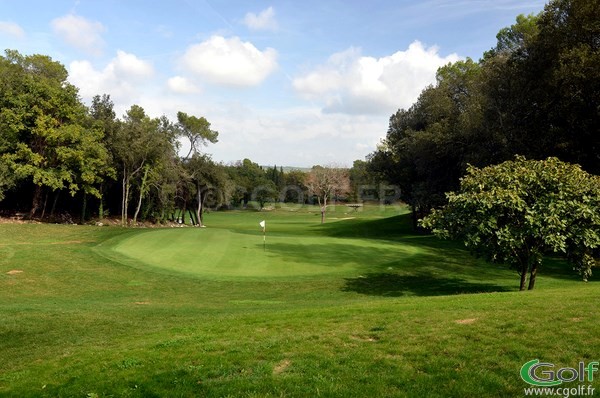 Le green du n°15 du golf d'Opio Valbonne sur la Cote d'Azur