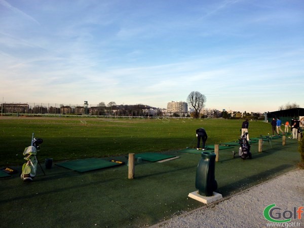 Practice du Paris golf Country Club dans les Hauts de Seine à Saint Cloud