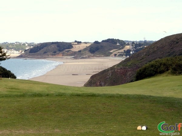 Départ du trou n°11 du golf de Pléneu Val-André dans les Cotes d'Armor en Bretagne