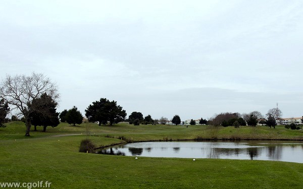 trou n°13 du golf de Pornic en loire Atlantique dans le Pays de Loire proche de Nantes