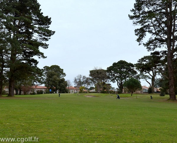 Trou n°3 du golf de Pornic en Pays de Loire Atlantique proche de Nantes