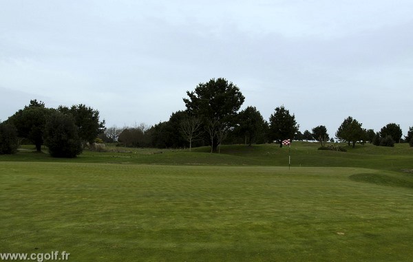 Green n°12 du golf de Pornic en Pays de Loire proche de Nantes sur la côte Atlantique