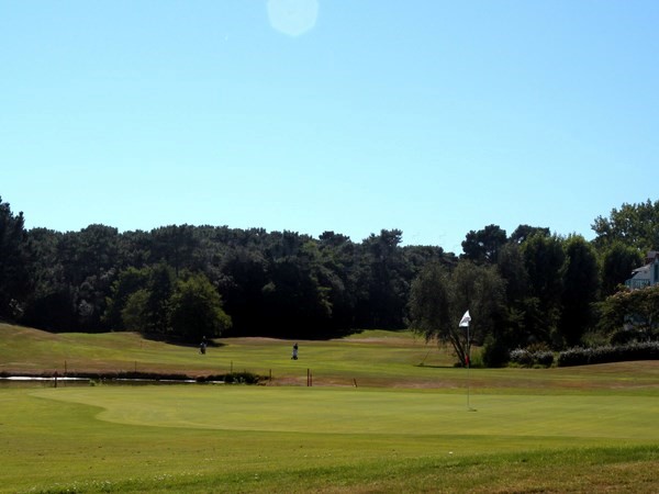 Green n°2 du golf de Port Bourgenay en Vendée à Talmont Saint Hilaire en Pays de Loire