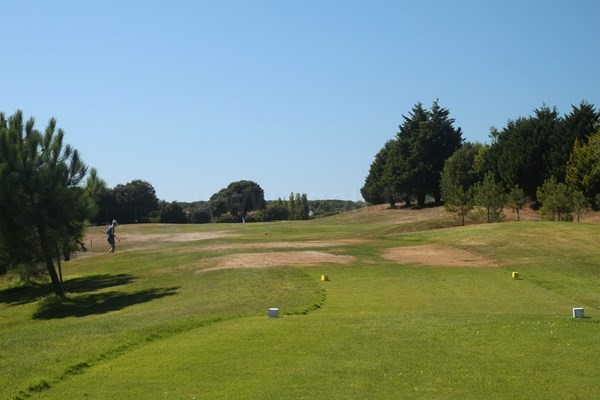 Départ n°3 du golf de Port Bourgenay Talmont Saint Hilaire en Vendée Pays de Loire