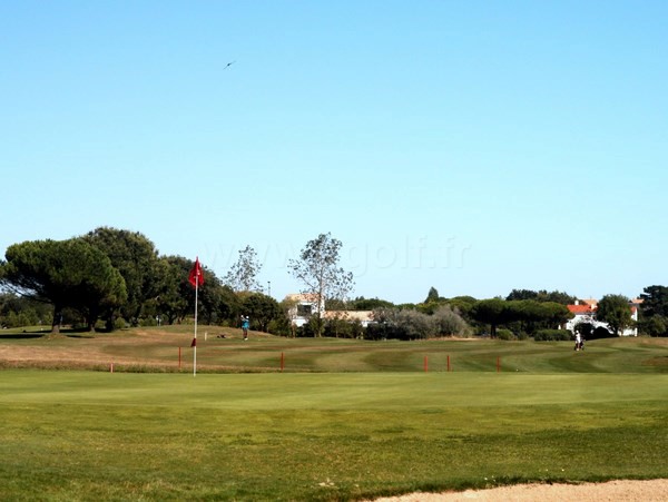 Green n°18 du golf de Bourgenay à Talmont Saint Hilaire en Vendée Pays de Loire