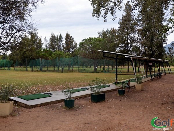 Tapis de Practice du Giga Golf Club de Porticcio proche d'Ajaccio en Corse