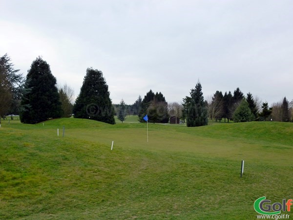 Green du n°9 du golf de Saint Aubin Les Bouleaux dans l'Essone proche de Paris