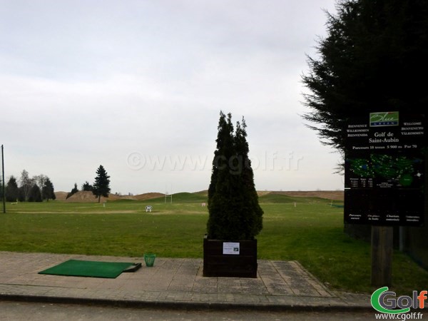 Le practice du golf de Saint Aubin Esonne Ile de France à proximité de Paris