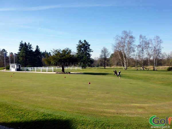 Putting green du golf de Saint-Germain-en-Laye proche de Paris dans les Yvelines