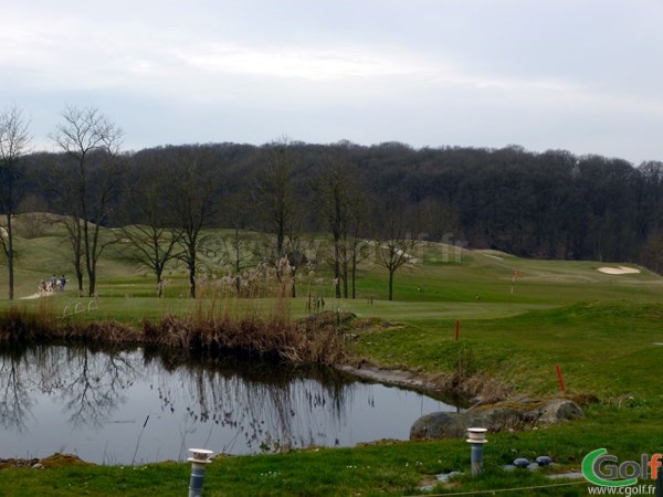 Le green n°18 du golf de Saint-Marc proche de Versailles à Jouy-en-Josas dans les Yvelines