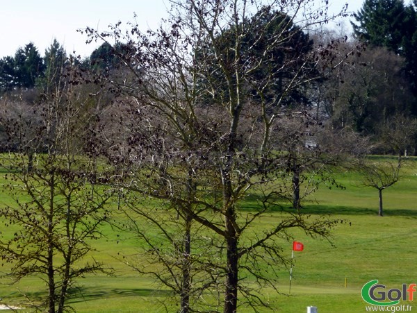 Green n°18 du golf de Saint-Nom-La-Bretèche dans les Yvelines en Ile de France