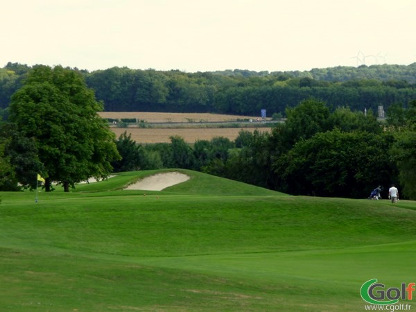 Green n°2 du golf de Salouel proche d'Amiens en Picardie dans la Somme