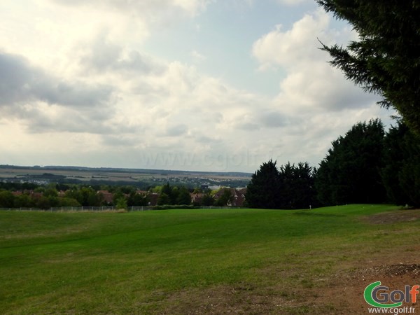 Départ du trou n°6 du golf de Salouel proche d'Amiens en Picardie dans la Somme