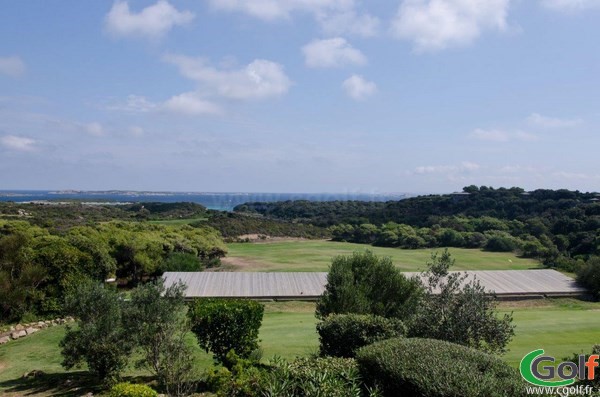 Vue mer du golf de Sperone à Bonifacio en Corse