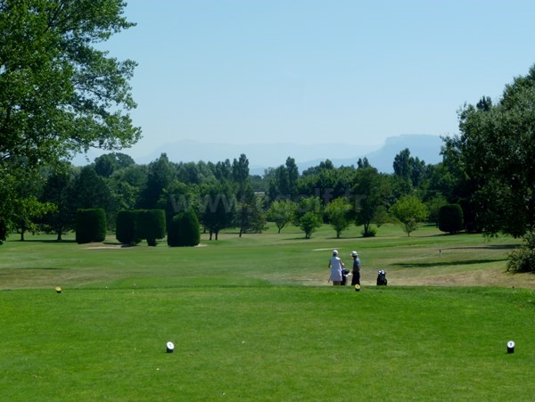 Départ n°1 du golf de de laValdaine à Montélimar dans la Drôme en Rhône alpes