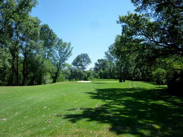 Départ n°3 du golf de la Valdaine en Rhône-Alpes proche de Montélimar dans la Drôme