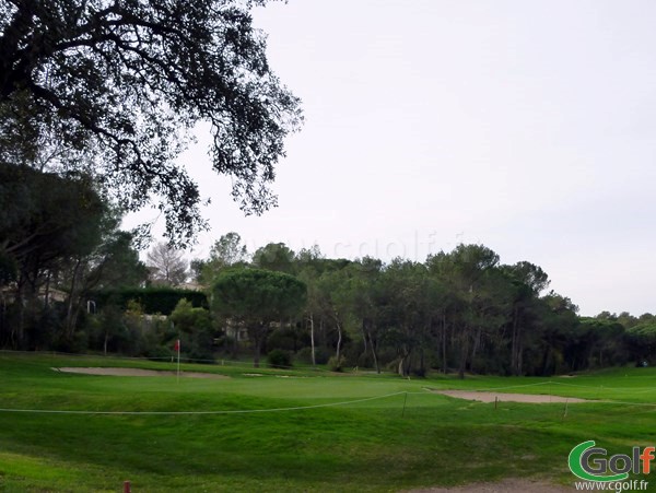 Le green du n°6 du golf de Valescure en région PACA dans le var à Saint Rhaphael sur la cote d'azur