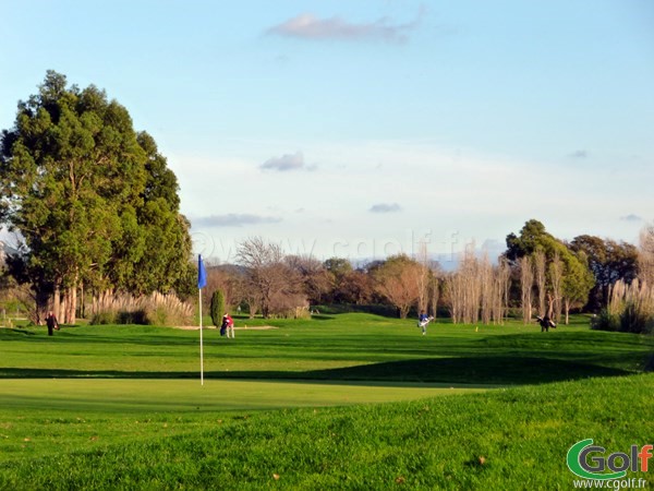 Le green n°13 du golf de Valgarde à La Garde proche de Toulon dans le Var