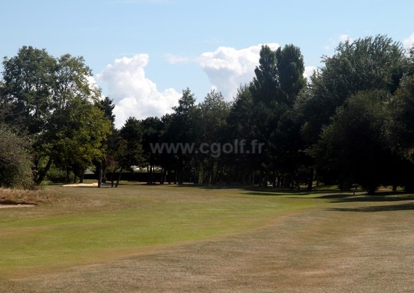 Fairway n°12 du golf de Cabourg à Varaville Le Home dans le Calvados en Normandie