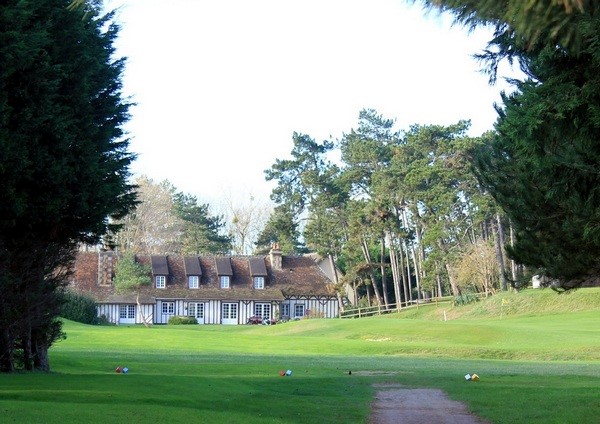 Départ n°18 du golf de Caourg Varaville Le Home dans le Calvados en Normandie